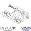 Grohe 29042000 Mixer Spare Tech Diagram