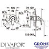 Grohe 29044000 Mixer Spare Diagram