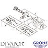 Grohe 29044000 Mixer Spare Tech Diagram