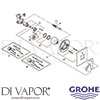 Grohe 29061000 Mixer Spare Tech Diagram