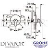 Grohe 29078000 Mixer Spare Diagram