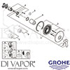 Grohe 29078000 Mixer Spare Tech Diagram