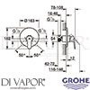 Grohe 29082000 Mixer Spare Diagram