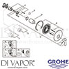 Grohe 29082000 Mixer Spare Tech Diagram