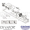 Grohe 29117000 Mixer Spare Tech Diagram