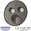 Grohe Grohtherm Smartcontrol Thermostat Concealed Installation 2 Valves Spare Parts