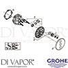 Grohe 29122000 Spare Diagram