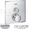 Grohe Grohtherm SmartControl Thermostat Concealed Installation One Valve Spare Parts