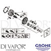 Grohe 29124000 Spare Diagram