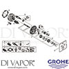 Grohe 29125000 Spare Diagram