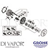 Grohe 29137A00 Spare Tech Diagram