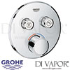 Grohe SmartControl Concealed Mixer 2 Valves Spare Parts