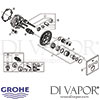 Grohe SmartControl Concealed Mixer 3 Valves Spares