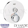 Grohe Grohtherm SmartControl Thermostat Concealed Installation One Valve Spare Parts