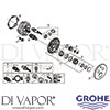 Grohe 29151LS0 Spare Diagram