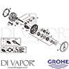 Grohe 29159LS0 Spare Tech Diagram