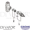 Grohe 29273000 Spare Tech diagram