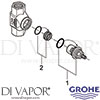 Grohe 29274000 Spare Tech Diagram