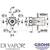 Grohe 29707000 Spare Diagram