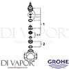 Grohe 29805000 Spare Tech Diagram