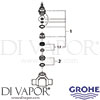 Grohe 29806000 Spare Tech Diagram