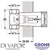 Grohe 29811000 Spare Diagram