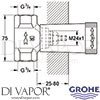 Grohe 29813000 Spare Diagram