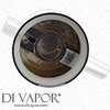 Round Chrome Temperature Control Cartridge