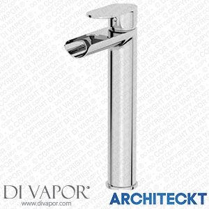 Architeckt 2TAPB031D Bathroom Waterfall High Rise Tall Mono Basin Sink Mixer Tap Modern Single Lever Spare Parts