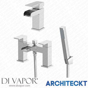 Architeckt 2TAPB032SET2 Waterfall Chrome Basin Sink Mono Mixer Bathroom Tap Shower Mixer Spare Parts