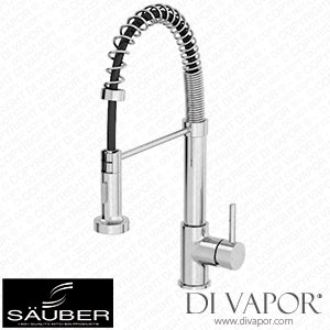 Sauber Pull Out Flexible Kitchen Tap Single Lever Chrome 2TAPK005A Spare Parts