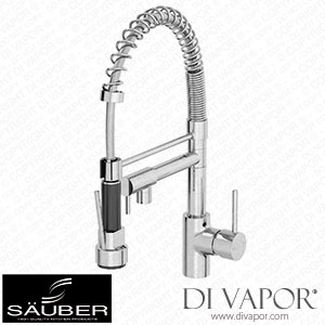 Sauber Pull Out Kitchen Tap with Dual Spray & Pot Filler Single Lever Chrome 2TAPK006A Spare Parts