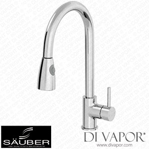 Sauber Baden Pull Out Kitchen Tap Single Lever Chrome 2TAPK017A Spare Parts