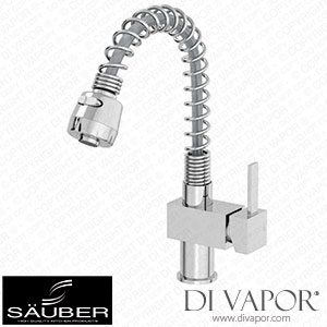 Sauber Pull Out Kitchen Tap Single Square Lever 2TAPK028A Spare Parts