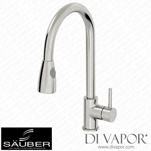 Sauber Baden Pull Out Kitchen Tap Single Lever Brushed 2TAPK030A Spare Parts