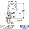 Grohe 30004000 Spare Diagram