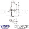 Grohe Red Mono Kitchen Tap Dimensions