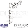 Grohe Red Mono Kitchen Tap Spares