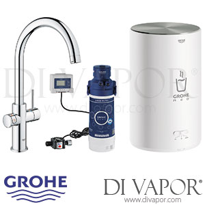 Grohe 30058001 Red Duo Tap and M Size Boiler Spare Parts