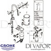 Grohe Red Duo Kitchen Mixer Tap Spares