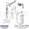 Grohe Red Mono Pillar Tap and Combi-Boiler Spares