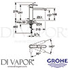 Grohe 30181000 Mixer Spare Diagram