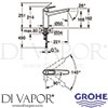 Grohe 30182000 Mixer Spare Diagram