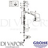 Grohe 30183000 Mixer Spare Tech Diagram