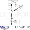 Grohe Essence Single-Lever Sink Mixer Tap Spares