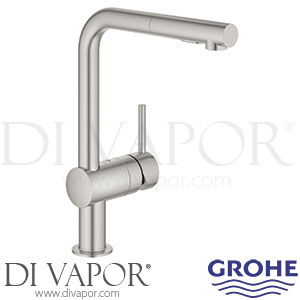 Grohe 30300DC0 Minta Single-Lever Sink Mixer Supersteel Tap Spare Parts