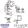 Grohe Red Duo Tap and M Size Boiler Dimensions