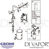 Grohe Red Duo Tap and M Size Boiler Spares