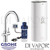 Grohe Red Duo Kitchen Mixer Tap and L-Size Boiler Spare Parts