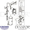 Grohe Red Duo Kitchen Mixer Tap and L-Size Boiler Spares